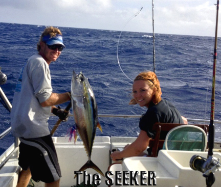 8-11-2013
Tuna
Keywords: tuna,ahi,yellowfin,trolling,hawaii,north shore,charter,boat,fishing,trip,fish,oahu,sportfishing