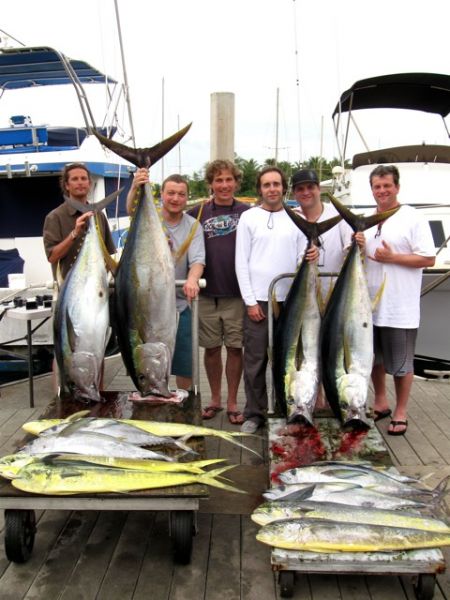 2-16-2011
4 more Ahi for the score card and a cart load of dinner models too! Adam, Ed, Christie, Jimmy, Colter and Scott liked it!
