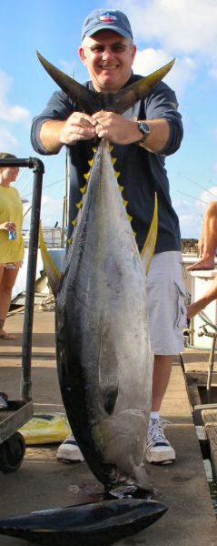 Some guy named Scott with the first "real" Yellowfin for the year.
