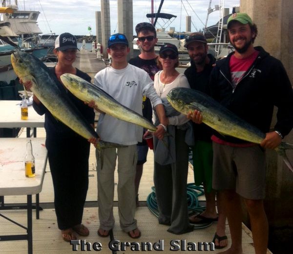 5-3-2013
Grand Slam Mahi Mahi
Keywords: mahi mahi,dolphin,fish,charter,fishing,oahu,north shore,hawaii,sportfishing