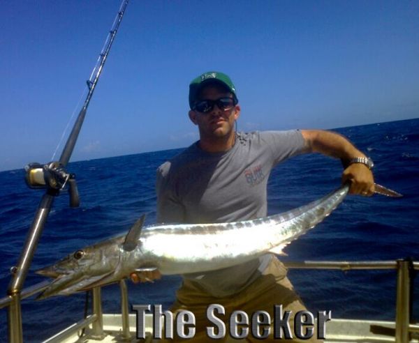 7-13-2013
Ono on The Seeker
Keywords: ono,wahoo,hawaii,north shore,charter,boat,fishing,trip,fish,oahu,sportfishing,ahi,mahi mahi,trolling