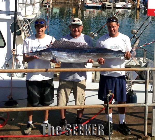 7-17-2013
Spearfish or "Short Billed Marlin"
Keywords: spearfish,marlin,mahi mahi,dorado,dolfin,hawaii,north shore,charter,boat,fishing,trip,fish,oahu,sportfishing,deep sea,trolling
