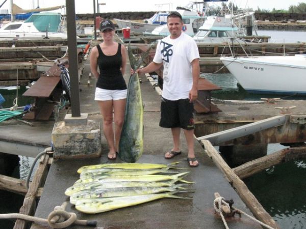 9-19-2011
A great day of Mahi Mahi fishing on the Foxy Lady!

