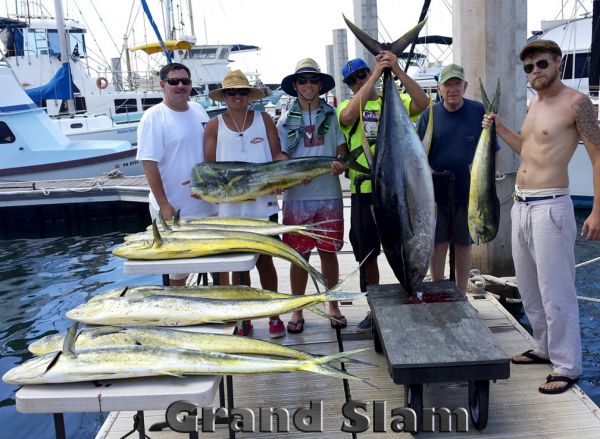 8-2-2013
Huge catch on Grand Slam
Keywords: mahi mahi,dorado,dolfin,hawaii,north shore,charter,boat,fishing,trip,fish,oahu,sportfishing,deep sea,trolling