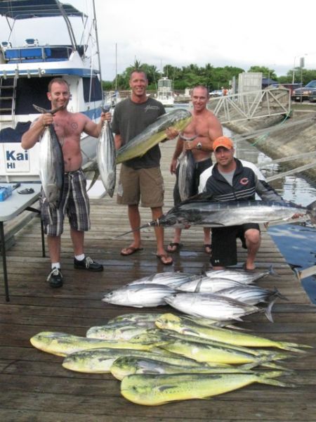 8-20-2011
And yet another action Packed day of fishing on the Foxy Lady. Damn these guys are good.

