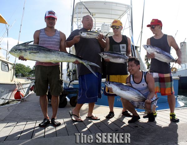 11-9-14
Keywords: Mahi Mahi Dorador Dolphin Ahi Tuna Sportfishing Charter fishing chupu Hawaii
