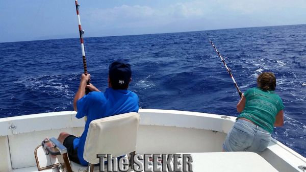 4-23-15
Keywords: Striped Marlin Mahi Mahi Ono Wahoo Aku Tuna Fishing Charter Chupu H2o Adventures Hawaii 