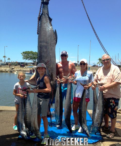8-17-15
Keywords: Blue Marlin Ono Wahoo Chupu Fishing Charter Hawaii Seeker