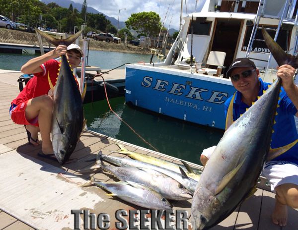 9-25-14
Keywords: Ahi Yellow Fin Tuna Mahi Mahi dorado Sportfishing Charter chupu fishing hawaii